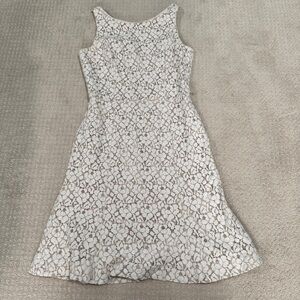 White House Black Market Floral Lace Mini Dress